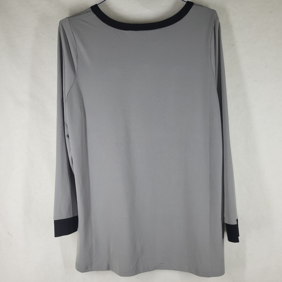 Bob Mackie Wearable Art Longsleeve Top - Picture 3 of 6